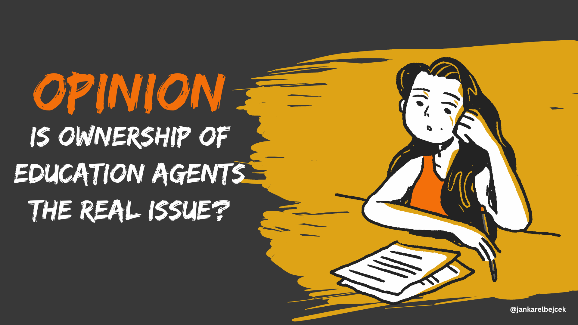 Is ownership of education agents the real issue?