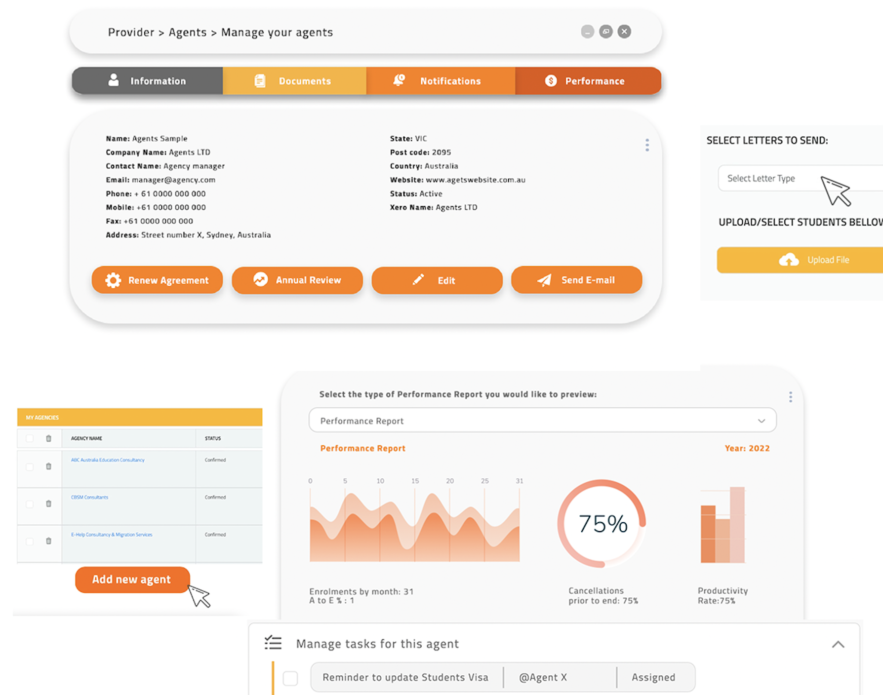 Educli Agent Commission Management